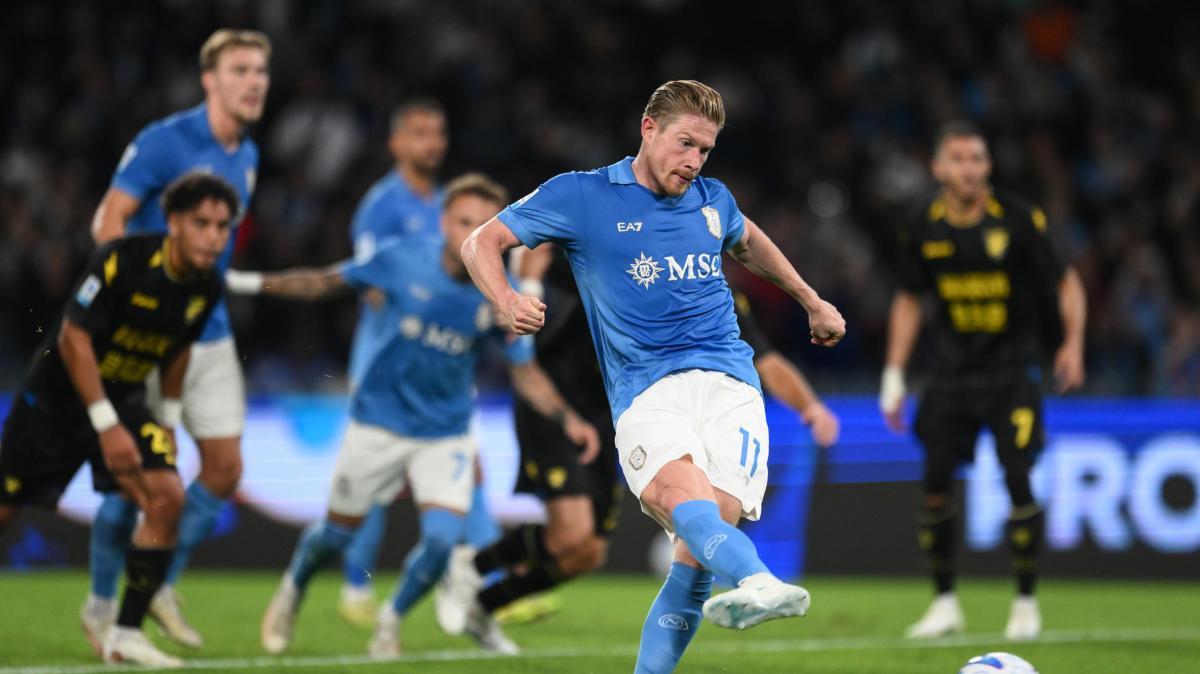 Napoli gewinnt und überzeugt (endlich): Double De Bruyne und Lang bescheren Frosinone den Hattrick