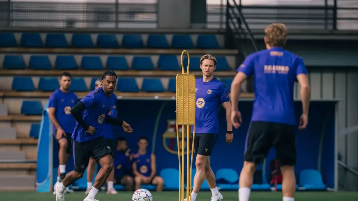 Barça bereitet sich bereits auf das Spiel gegen Galatasaray vor und De Jong schreitet weiter voran
