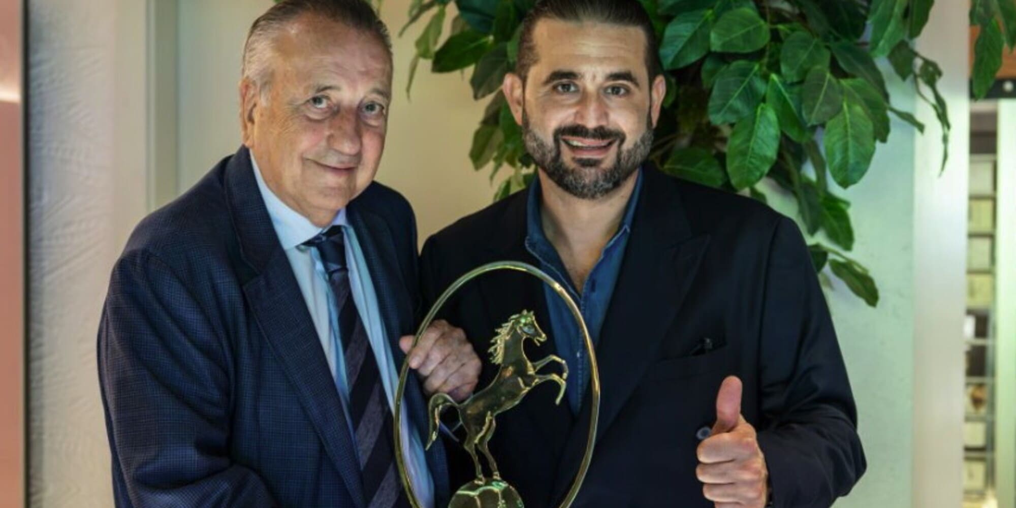 <p>Villarreal-Napoli, UEFA-Mittagessen unter Managern: das besondere Geschenk von De Laurentiis</p>