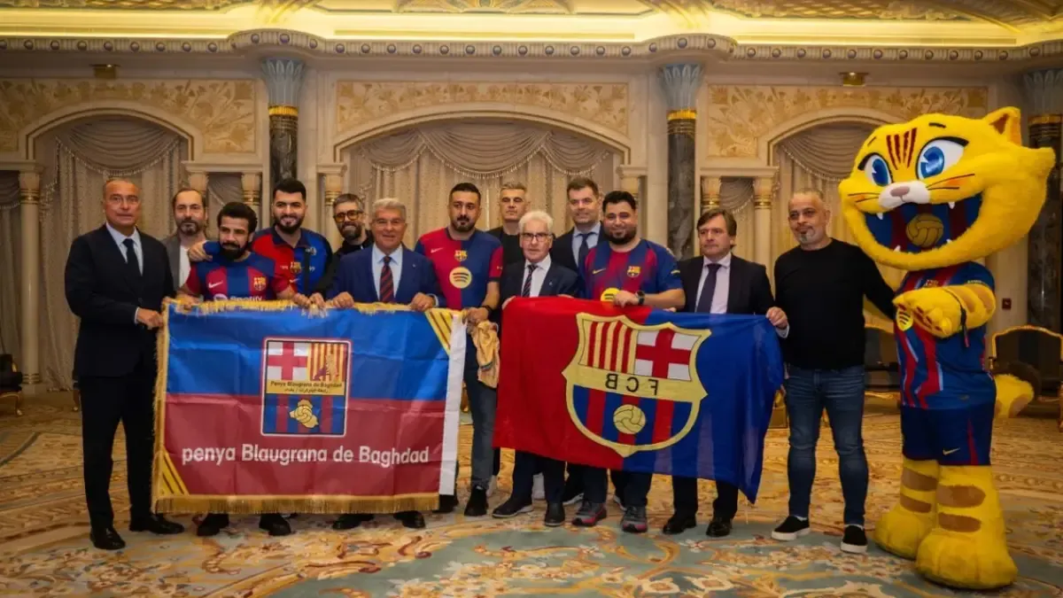 Große Landung der irakischen Penyes in Istanbul, um Barça zu sehen