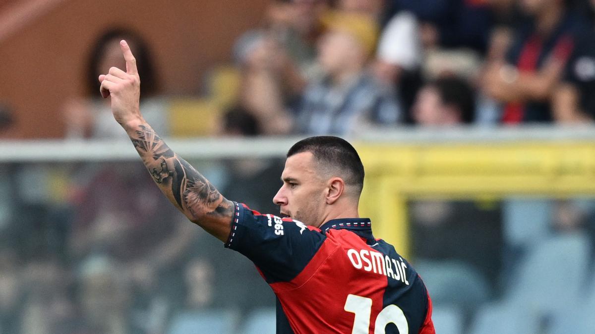 De Rossi hätte nicht darauf gewettet, Osmajic zieht Genua in die Länge. Das dritte Tor ist ein 3-Zeiger