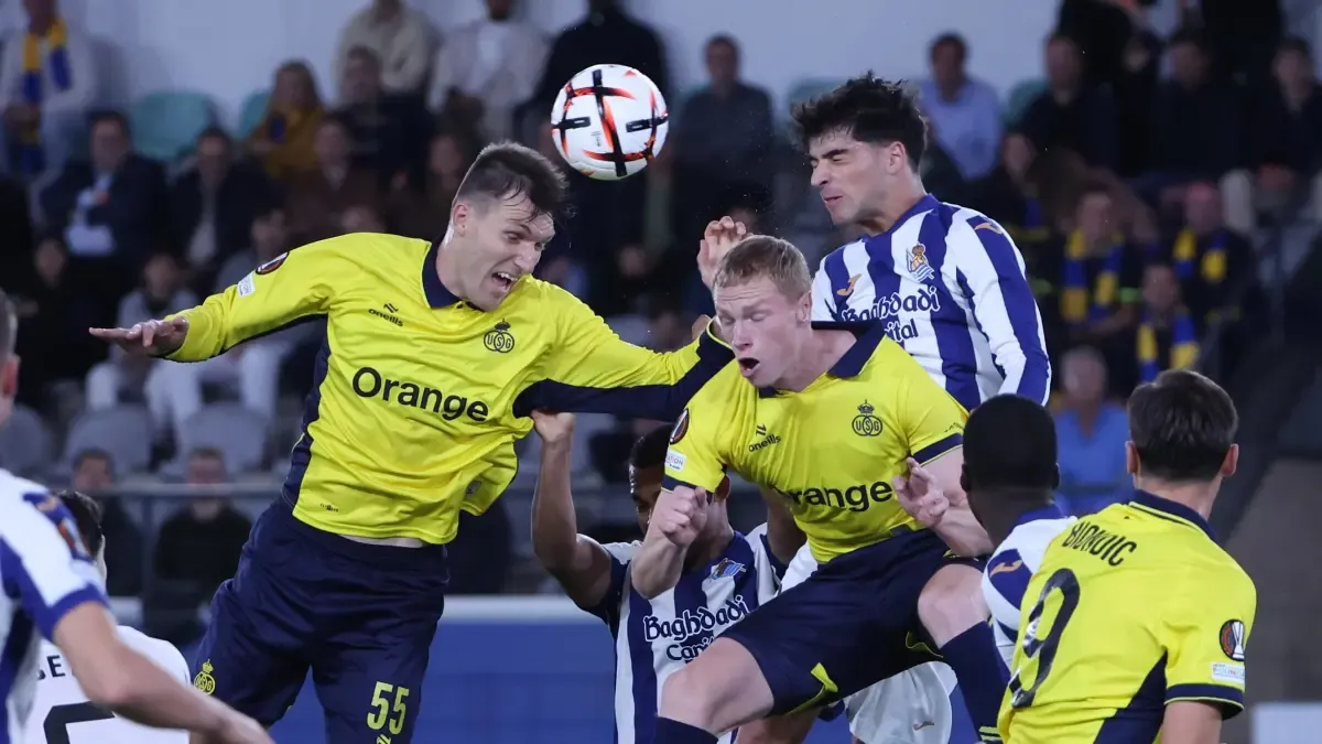 Union Saint Gilloise - Real Sociedad: el partido, en imágenes