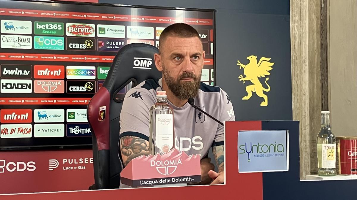 Genoa, De Rossi: "Kemenangan hari Sabtu memberi kami kepercayaan diri. Roma tahu cara bangkit kembali"