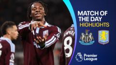 Manzambi führt Villa zum Sieg in Newcastle