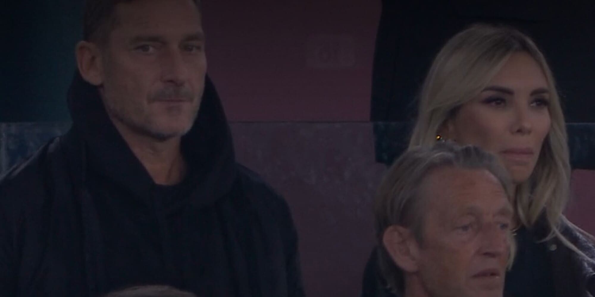 Totti torna all'Olimpico con Noemi per Roma-Real Madrid: emozioni da Champions