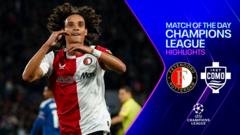 Il Feyenoord rimonta e batte il Como