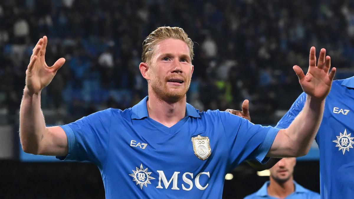 Das erste Double wird nie vergessen: Jetzt träumen sie in Neapel von De Bruyne, „dem Echten“