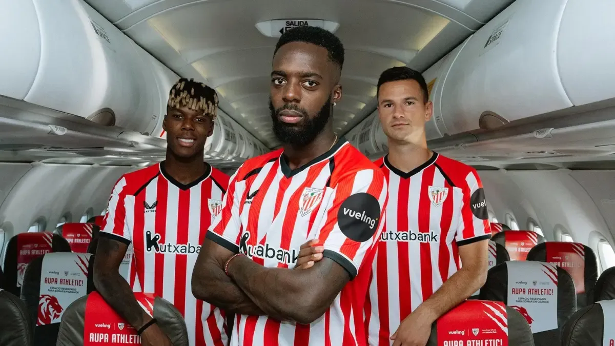 Vueling apparirà sulla maglia dell'Athletic