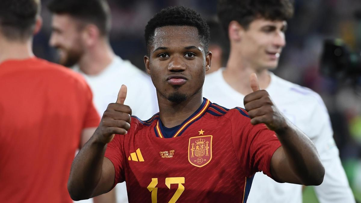 Monaco, retour au but pour Ansu Fati après blessure. Filipe Luis : "Il a couru jusqu'à épuisement"